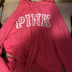 Pink full zip